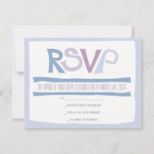 Carte de réponse pour invitation de mariage juif B (Devant)