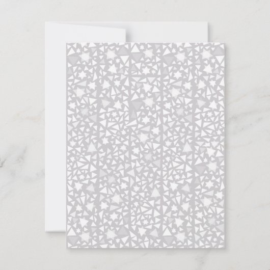 Carte de réponse pour invitation de mariage juif S (Dos)