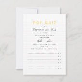 Carte de réponse pour invitation de mariage sur ca (Devant)