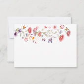 Carte de réponse pour la fête de mariage de la Mar (Dos)