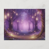 Carte de réponse pour la Forêt Enchantée de Violet (Devant)