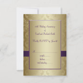 Carte de réponse pour le 50e anniversaire de maria (Dos)