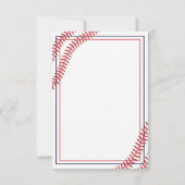 Carte de réponse pour le baseball (Dos)