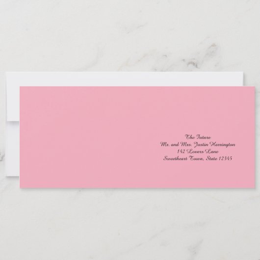 Carte de réponse pour le passe d'embarquement de c (Dos)