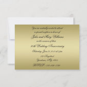 Carte de réponse pour les 50 ans d'anniversaire de (Dos)