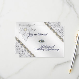 Carte de réponse pour les 60 ans de mariage