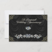 Carte de réponse pour les 60 ans de mariage (Devant)