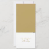 Carte de réponse pour les noces d'or de 50 ans (Dos)