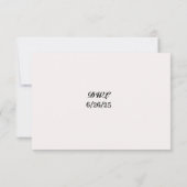 Carte de réponse pour l'Orchidée Enchantée (Dos)