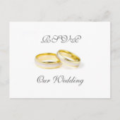 Carte de réponse pour mariage (Devant)