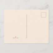 Carte de réponse pour mariage automnal rustique | (Dos)