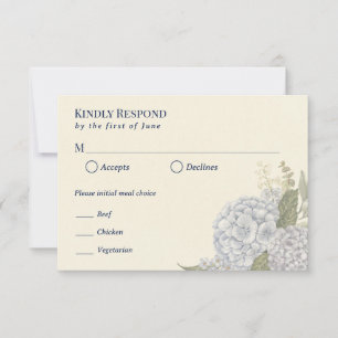 Carte de réponse pour mariage côtier