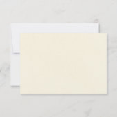 Carte de réponse pour mariage côtier (Dos)