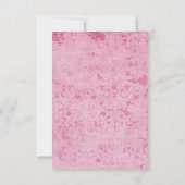 Carte de réponse pour mariage Fleur de cerisier ja (Dos)