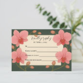 Carte de réponse pour Orchidée Ever After (Debout devant)