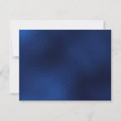 Carte de réponse pour un gâteau à ballons bleu mar (Dos)