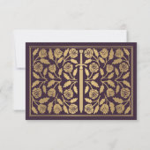 Carte de réponse pour un mariage royal médiéval av (Dos)
