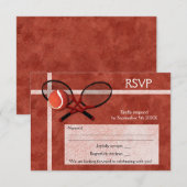 Carte de réponse pour une fête sur le thème du ten (Devant / Derrière)