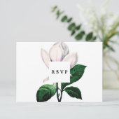 carte de réponse pour une garden-party de mariage  (Debout devant)