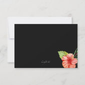 Carte de réponse pour une Nuit Tropicale (Dos)