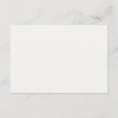 Carte de réponse QR RSVP Ivory | Florale (Dos)