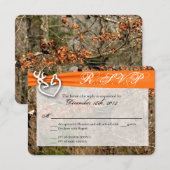 Carte de réponse R.S.V.P. 3x5 Deer Couple Doe Buck (Devant / Derrière)