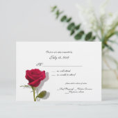 Carte de réponse rose (Debout devant)