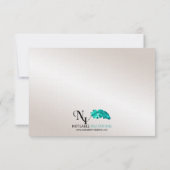 Carte de réponse rose Pearl 30e anniversaire (Dos)