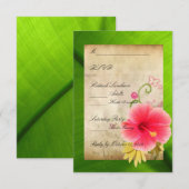 Carte de réponse RSVP 3 (Devant / Derrière)