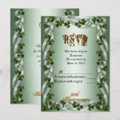 Carte de réponse RSVP 50e anniversaire renouvellem (Devant / Derrière)