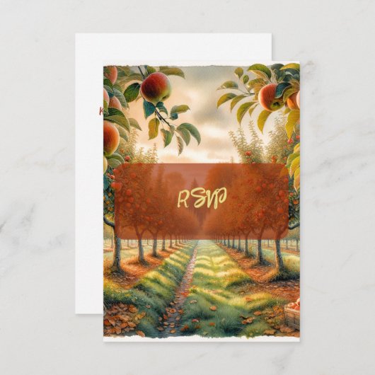 Carte de réponse RSVP à Hot Cocoa & Conversation (Devant / Derrière)