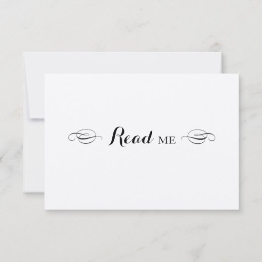 Carte de réponse RSVP Alice au pays des merveilles (Dos)