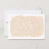 Carte de réponse RSVP avec choix de repas pour Fie (Dos)