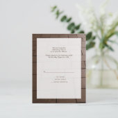 Carte de réponse RSVP Bar Mitzvah Bimah (Debout devant)