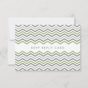 CARTE DE RÉPONSE RSVP :: chevron1 4