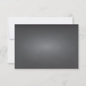 Carte de réponse RSVP de Mariage Chalkboard avec d (Dos)
