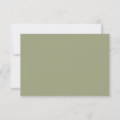 Carte de réponse RSVP de mariage Étoile de mer de (Dos)