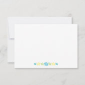 Carte de réponse RSVP de mariage hawaïen (Dos)