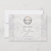 Carte de réponse RSVP de mariage Whimsy moderne (Devant)