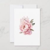 Carte de réponse RSVP Don't Make Me Blush (Dos)