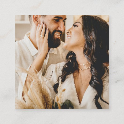 Carte de réponse Rsvp du code QR en ligne (Dos)