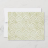 Carte de réponse RSVP Lilac Hydrangea de style vin (Dos)