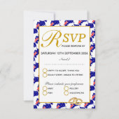 Carte de réponse RSVP Mariage AUSTRALIE (Devant)