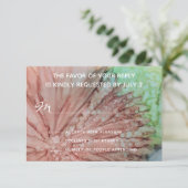 Carte de réponse RSVP mariage Lovely Pinks & Laven (Debout devant)