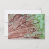 Carte de réponse RSVP mariage Lovely Pinks & Laven (Dos)