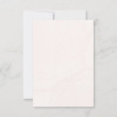 Carte de réponse RSVP modifiable avec roses saumon (Dos)