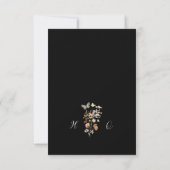 Carte de réponse RSVP pour demande de chanson avec (Dos)