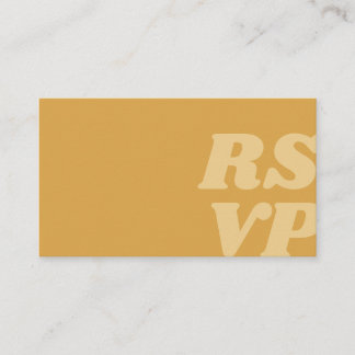 Carte de réponse RSVP pour invitation de mariage V