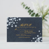 Carte de réponse RSVP pour la fête d'anniversaire  (Debout devant)