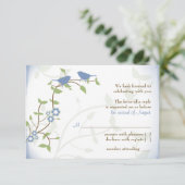 Carte de réponse RSVP pour le mariage des Insépara (Debout devant)
